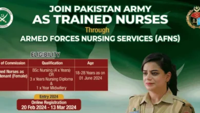 Join Pak Army as AFNS 2024 Latest Advertisement