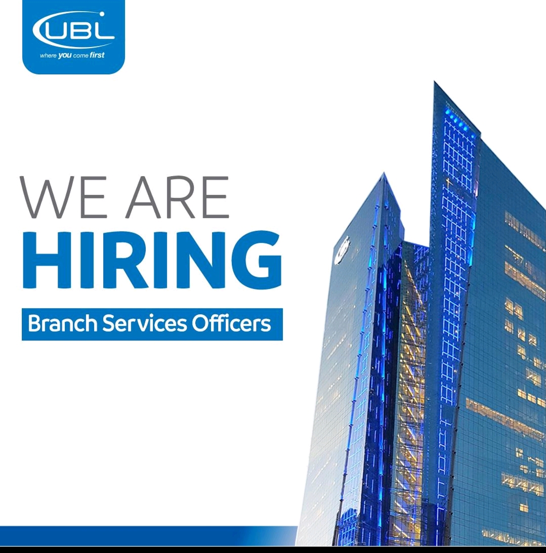 UBL Branch Service Officers Jobs for Males and Females