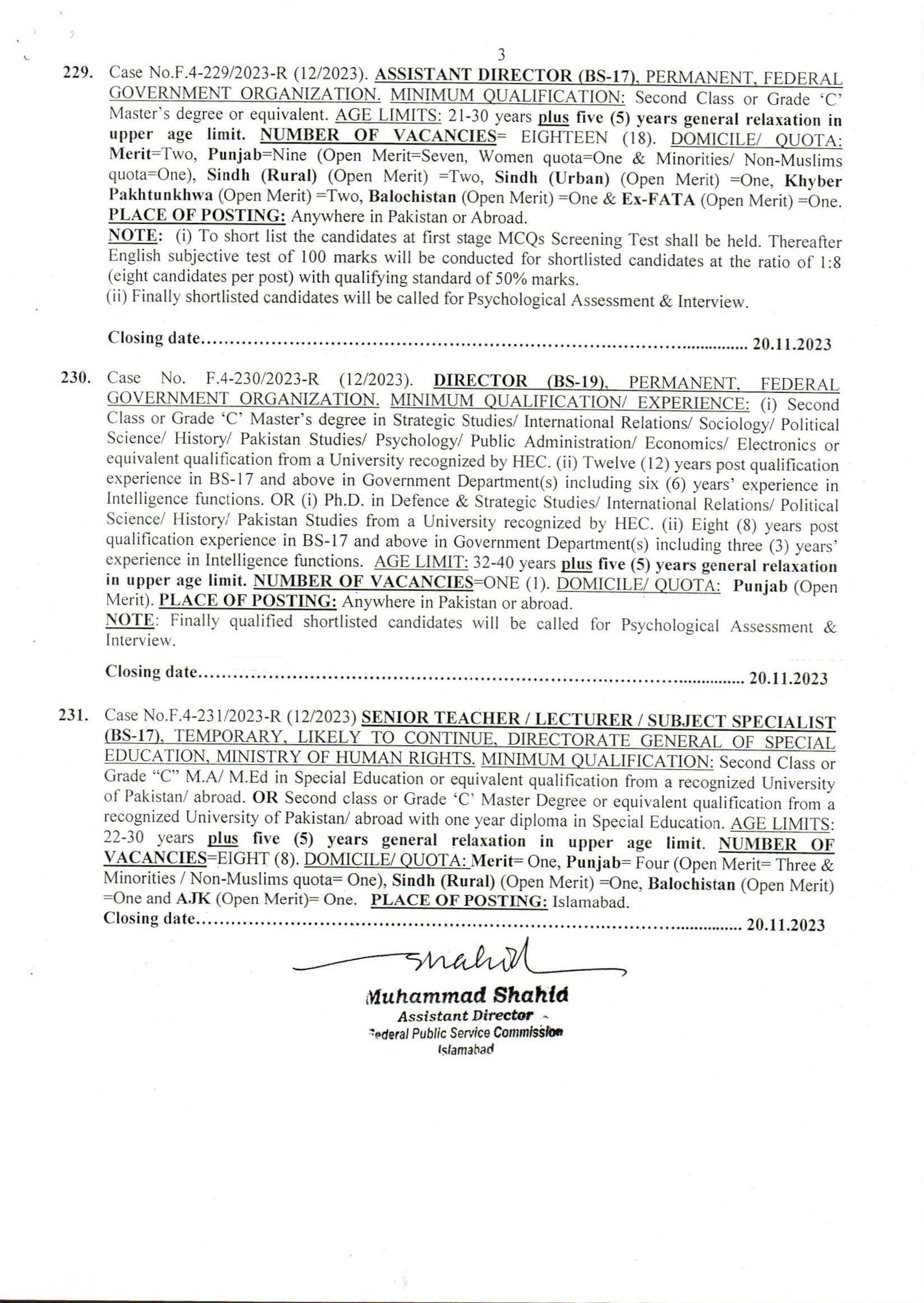Intelligence Bureau IB Jobs 2023 Latest Advertisement Online Apply
