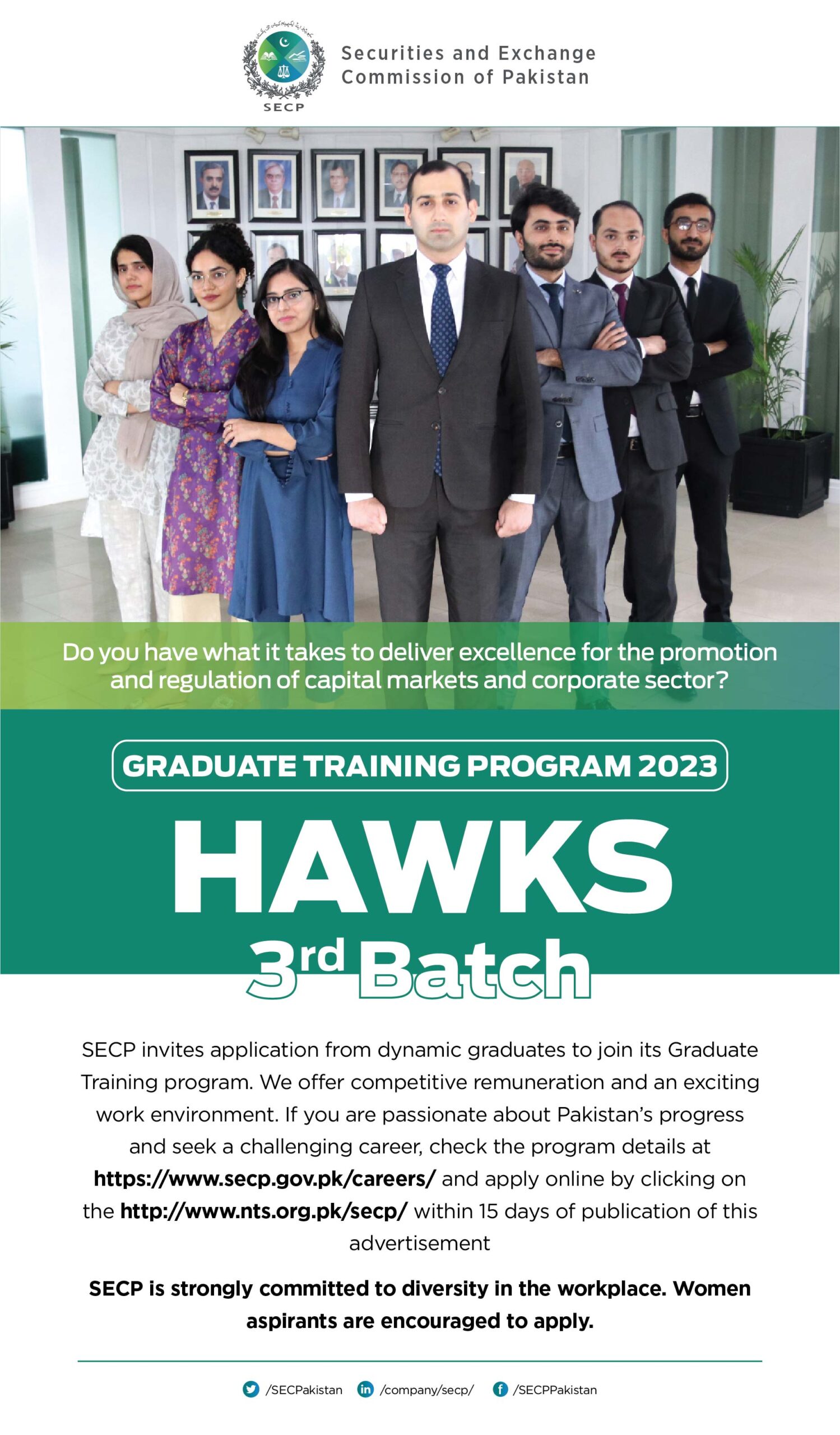 SECP Graduate Training Program 2023 Online Apply via NTS