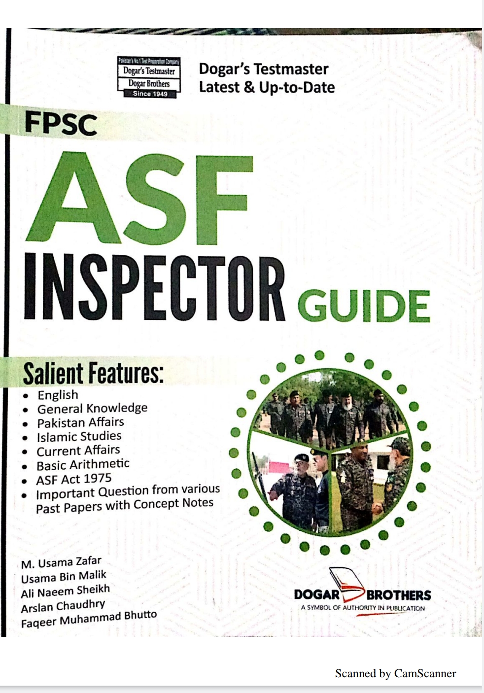 ASF Inspector Solved MCQs Book Download in PDF