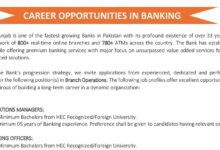 Bank of Punjab Jobs 2024 for General Banking Officers and Tellers