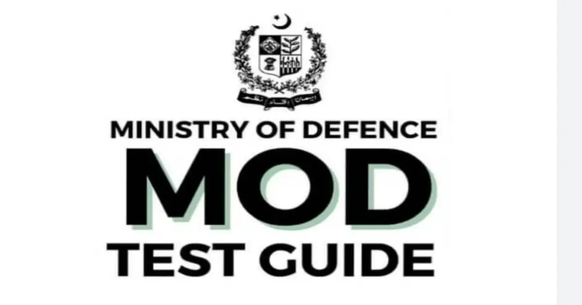 Ministry of Defence MOD Test Guide, All Solved Past Papers, and Short Notes