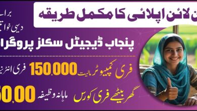 CM Punjab Digital Skills Program for Rural Areas Women
