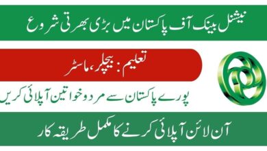 NBP OG-III Jobs 2025 Advertisement Online Apply